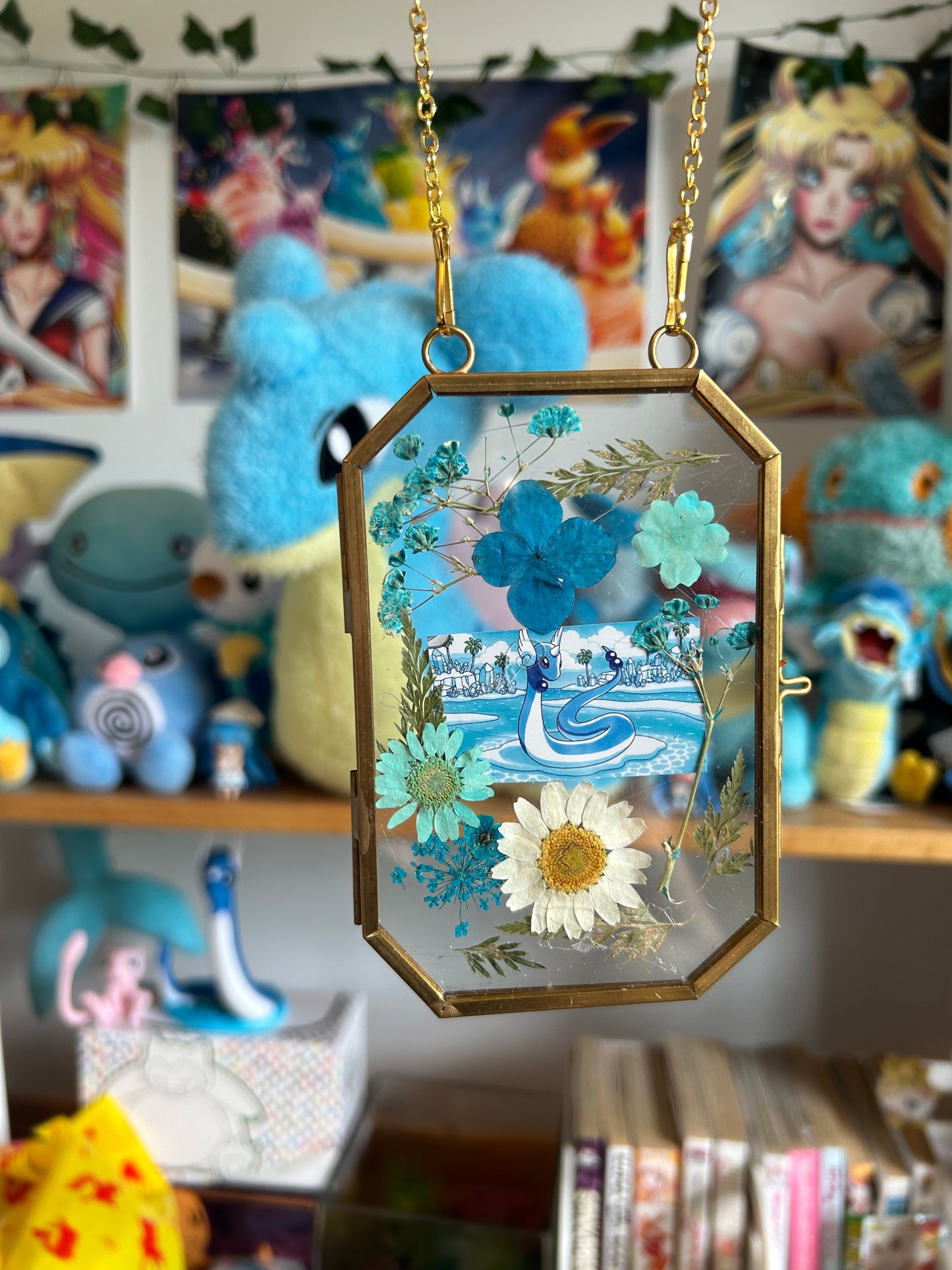 Dragon Poke Pressed Flower Art
