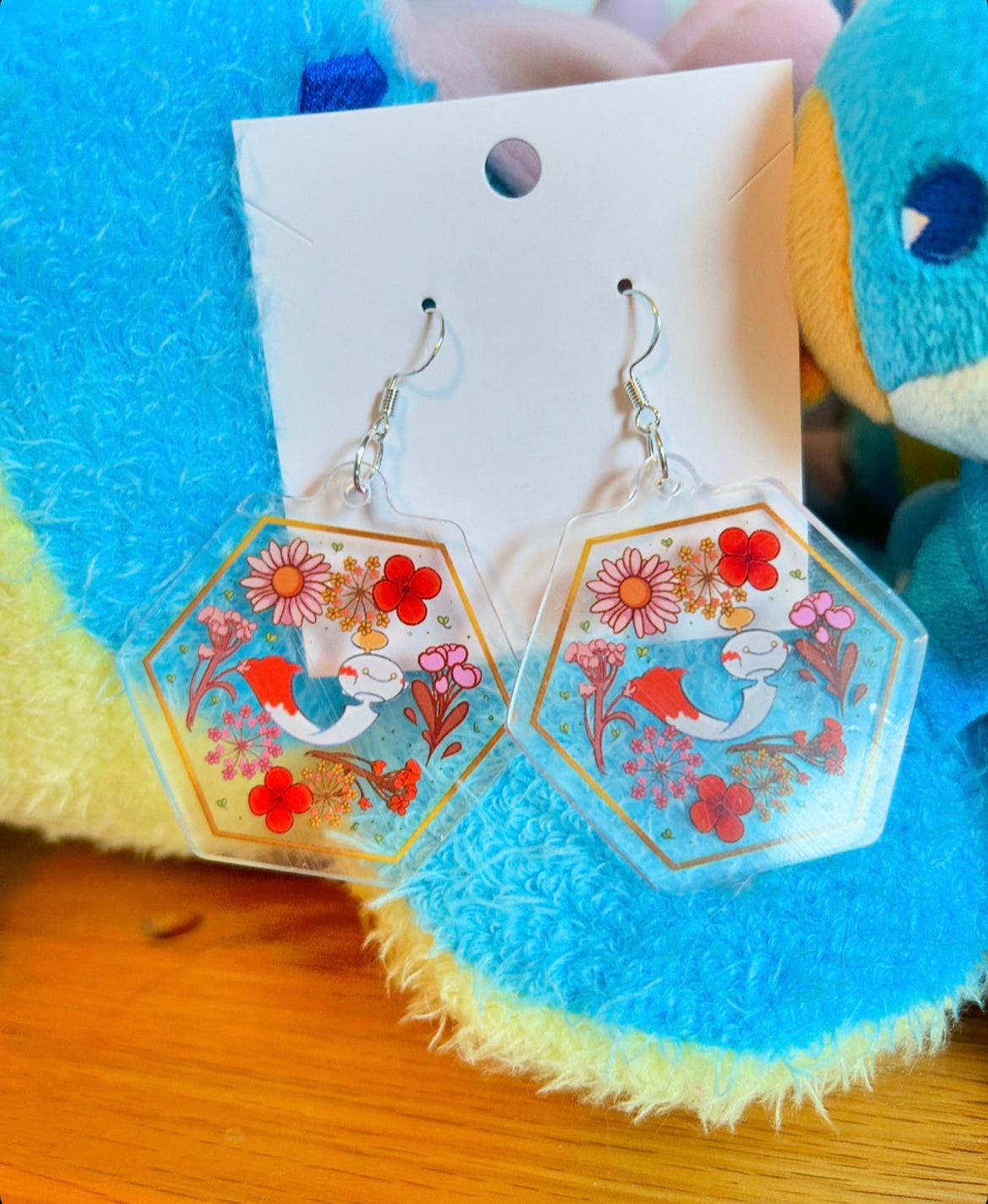 Chime Pressed Flower Earrings
