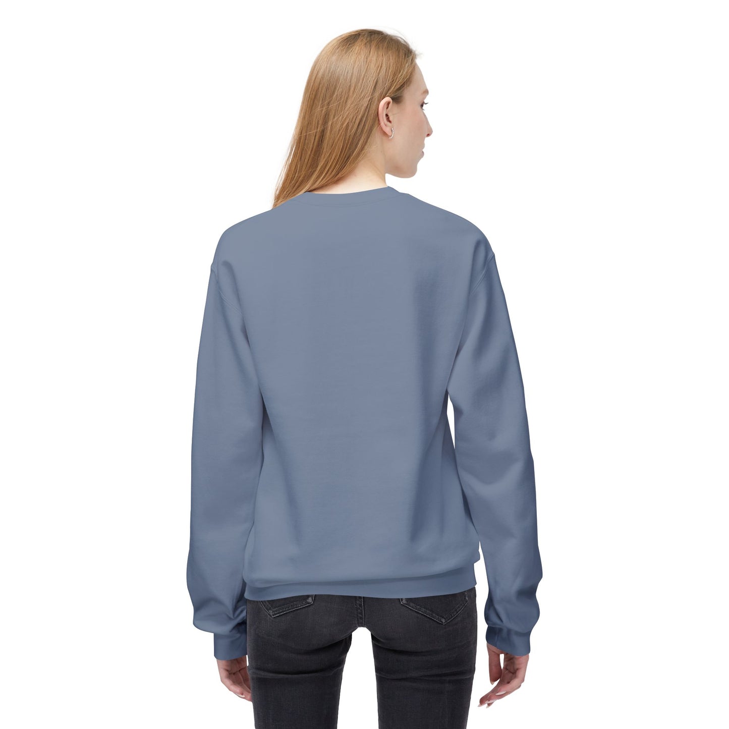 Pressed Flower Fox Unisex Softstyle Fleece Crewneck Sweatshirt
