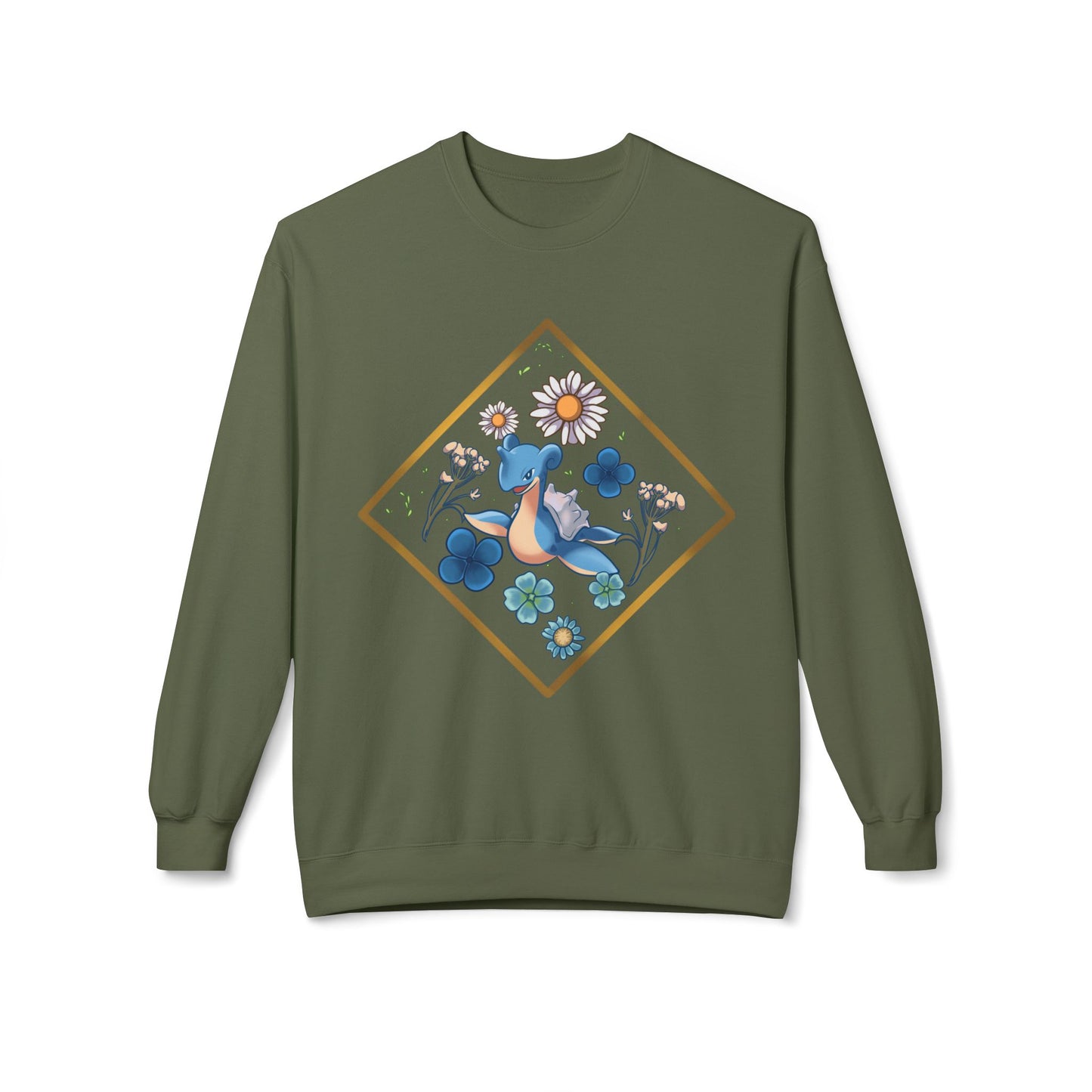 Plesiosaurs Unisex  Softstyle Fleece Crewneck Sweatshirt