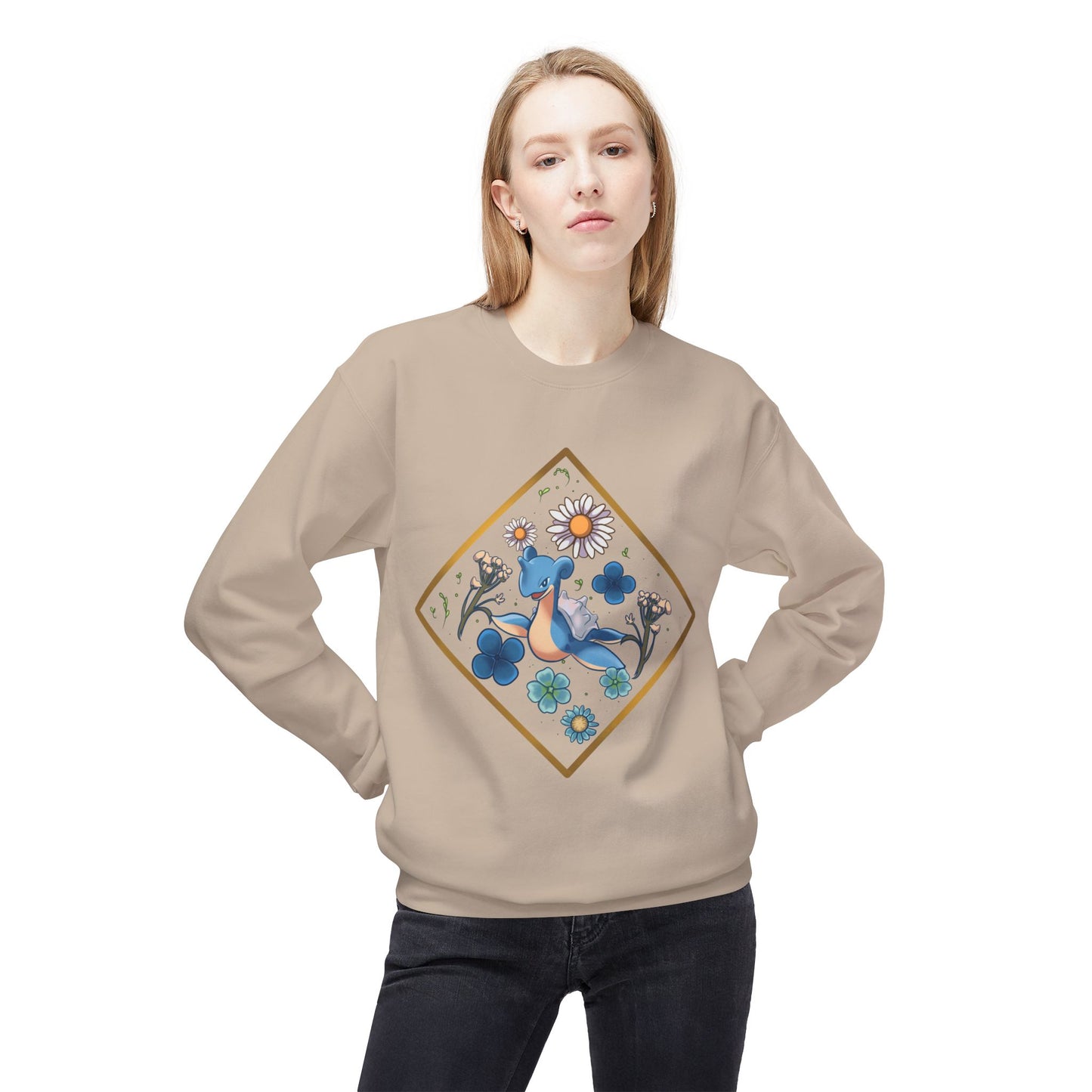 Plesiosaurs Unisex  Softstyle Fleece Crewneck Sweatshirt