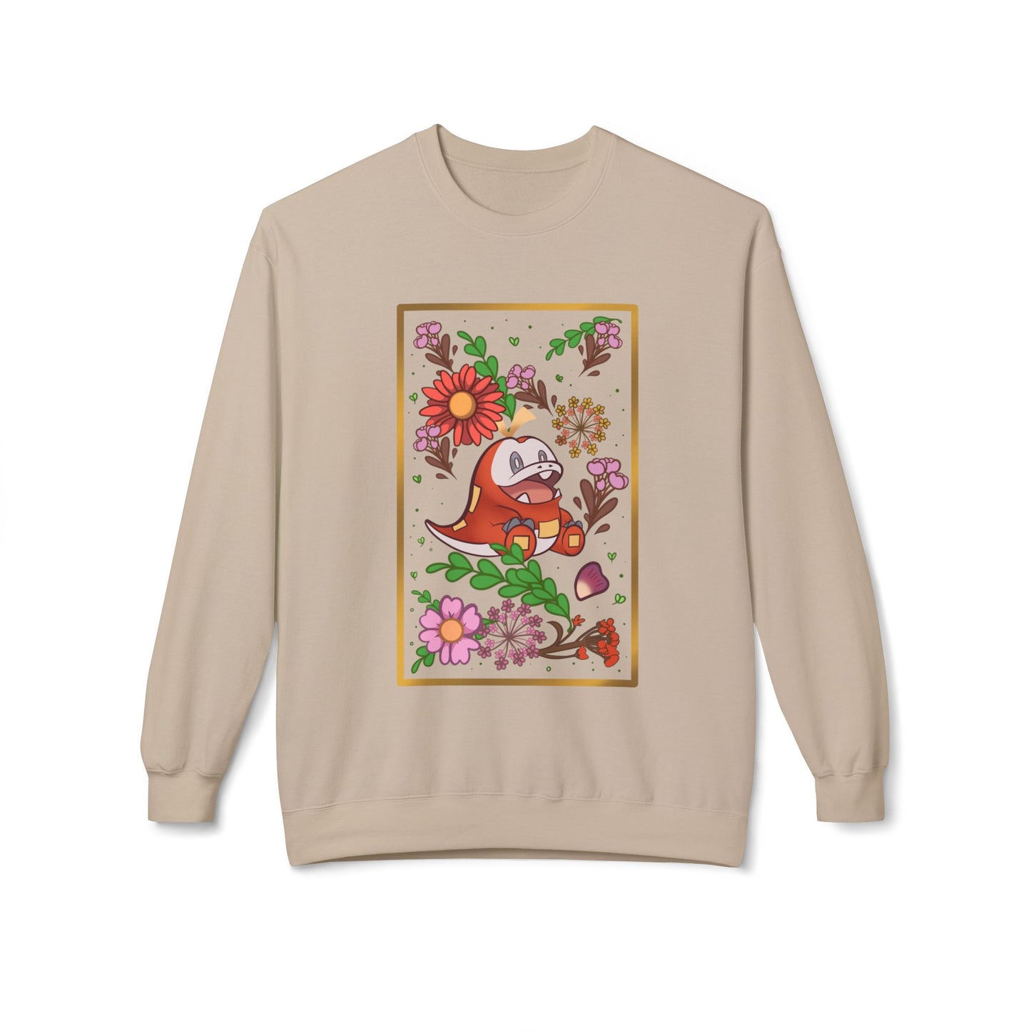 Crocodile Unisex Midweight Softstyle Fleece Crewneck Sweatshirt