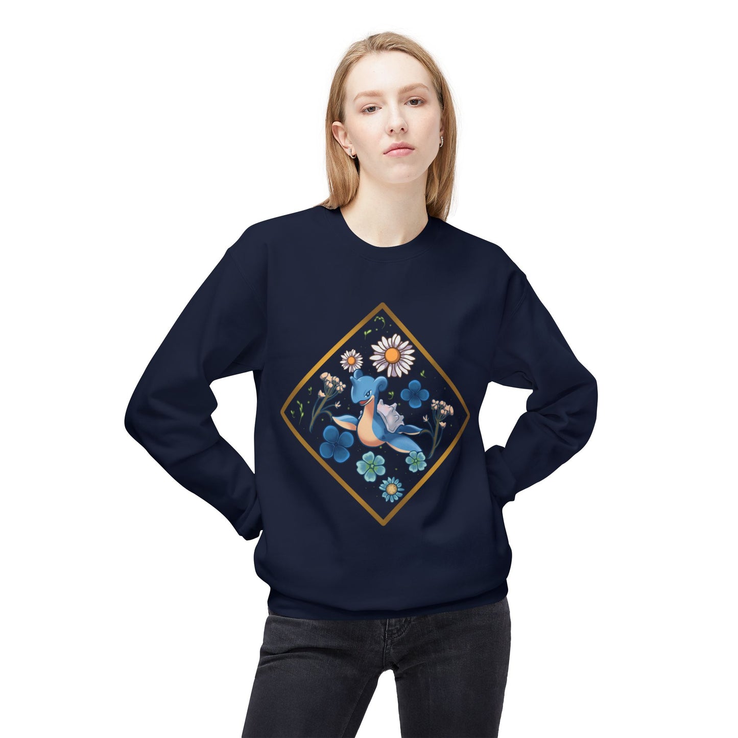 Plesiosaurs Unisex  Softstyle Fleece Crewneck Sweatshirt