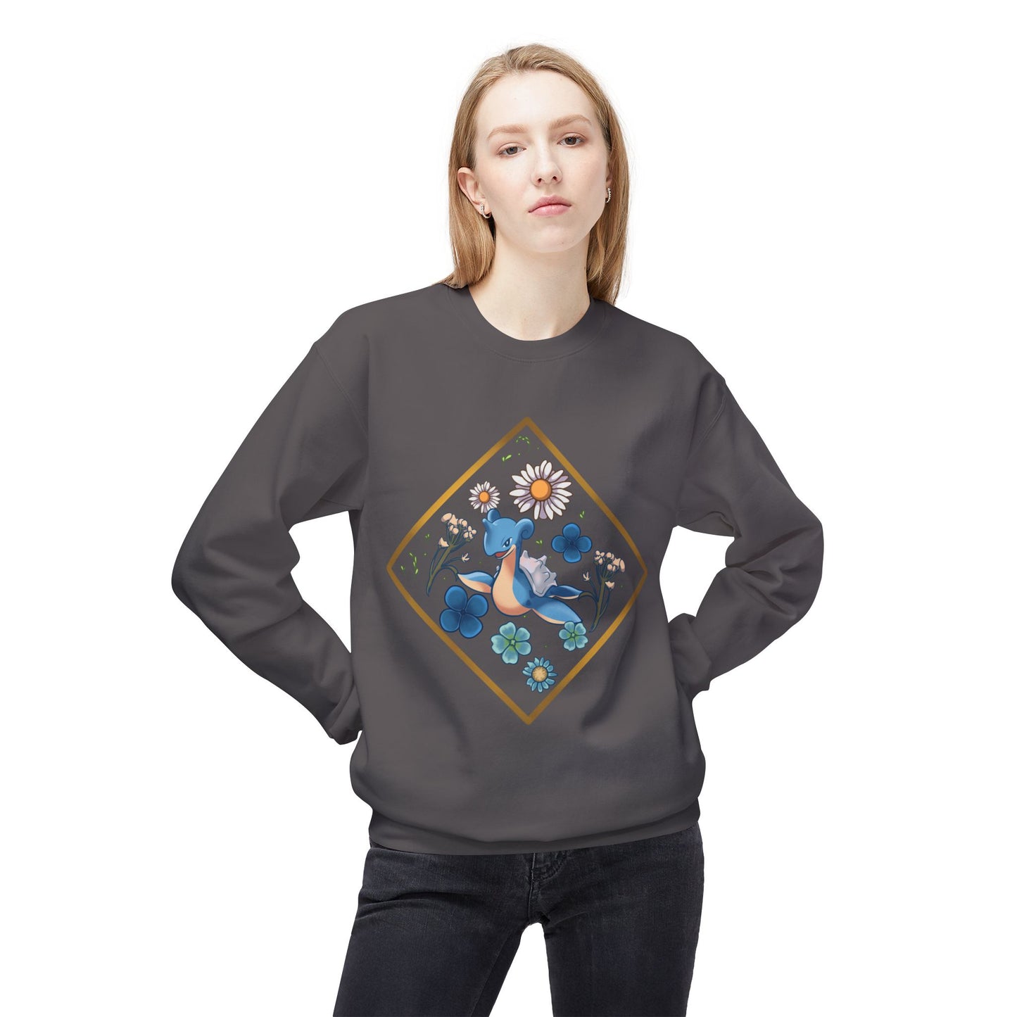 Plesiosaurs Unisex  Softstyle Fleece Crewneck Sweatshirt