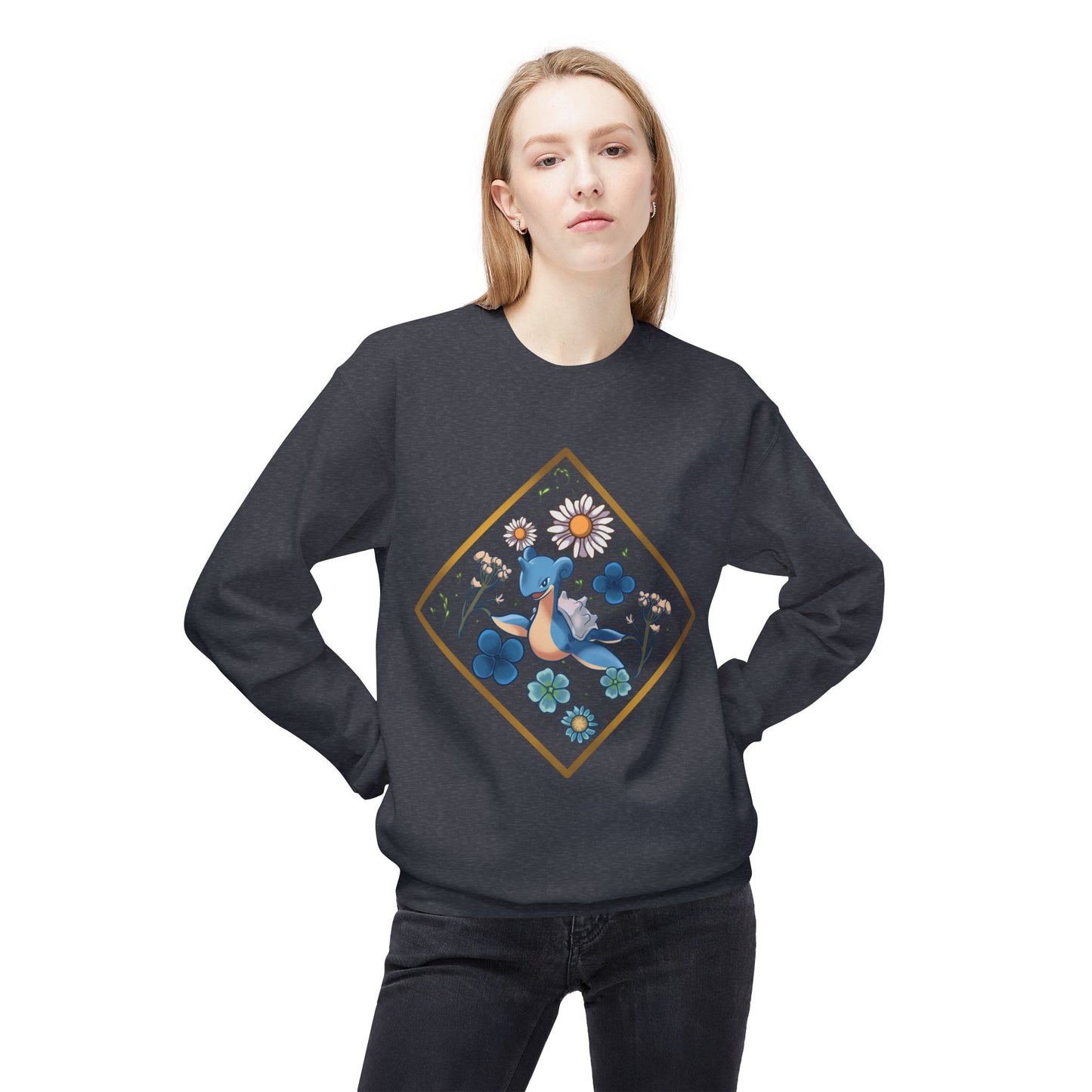 Plesiosaurs Unisex  Softstyle Fleece Crewneck Sweatshirt