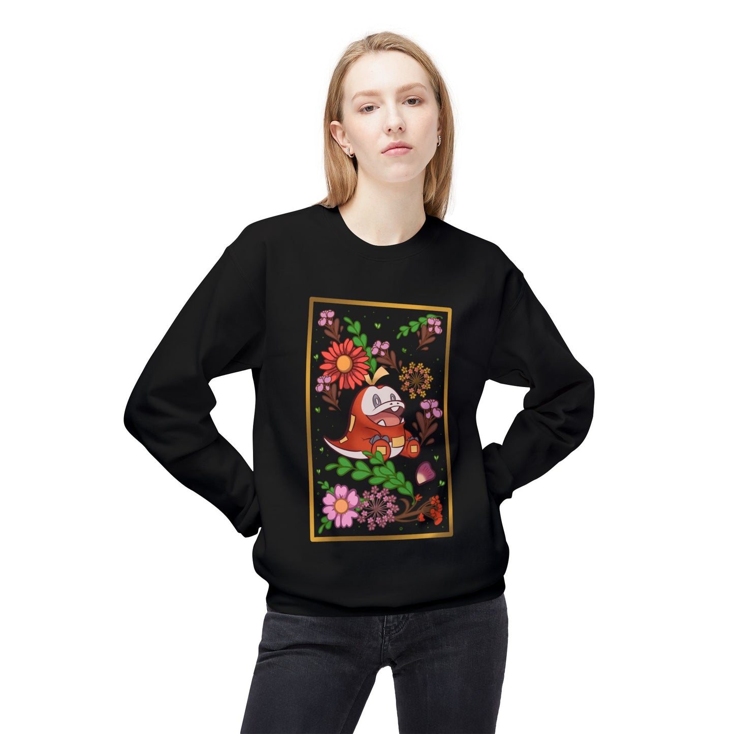 Crocodile Unisex Midweight Softstyle Fleece Crewneck Sweatshirt