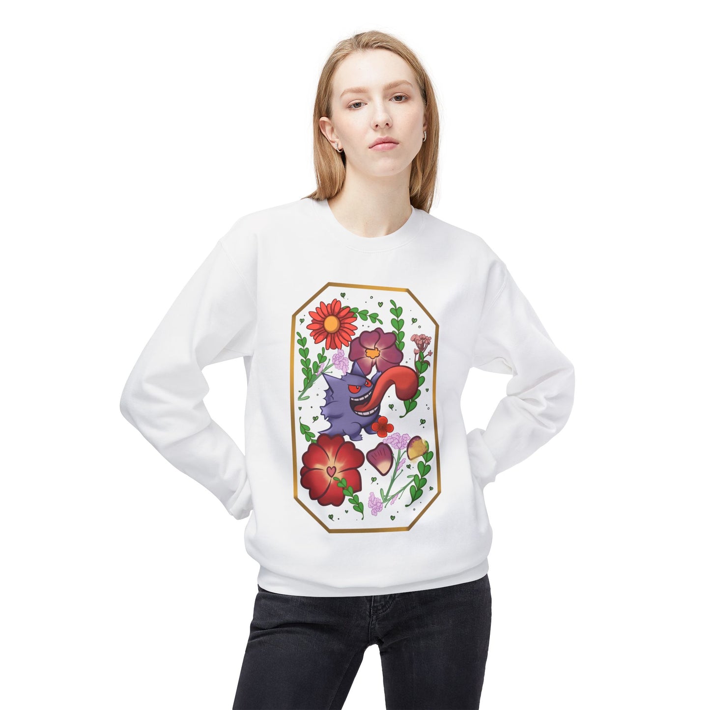 Ghost Midweight Softstyle Fleece Crewneck Sweatshirt