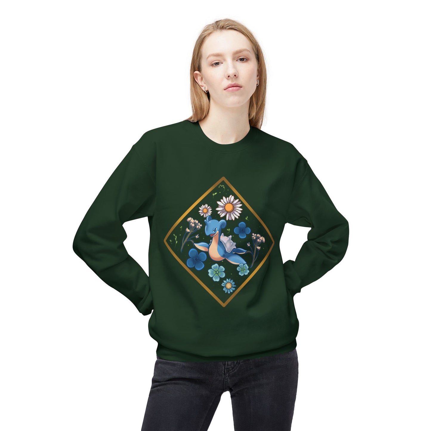 Plesiosaurs Unisex  Softstyle Fleece Crewneck Sweatshirt