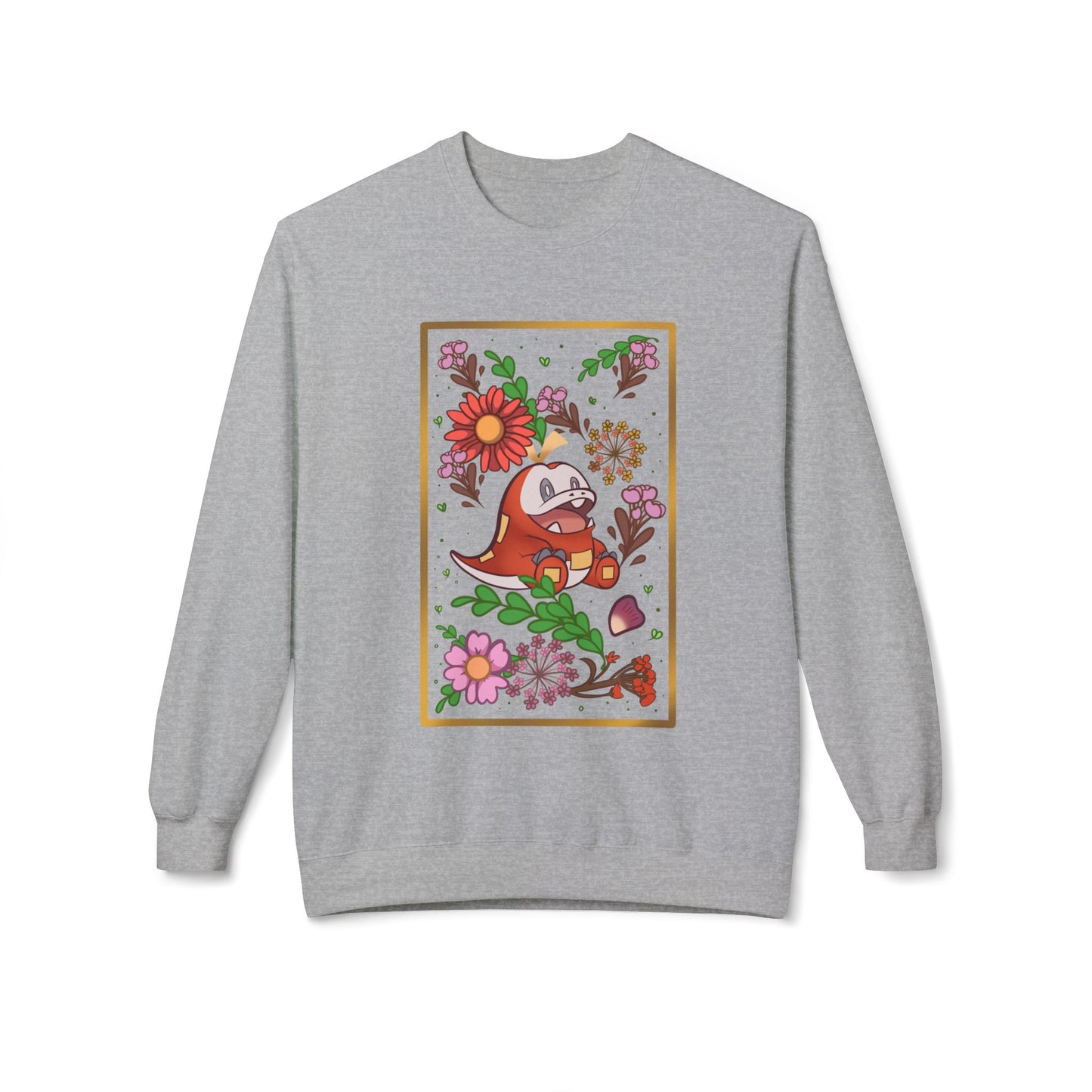 Crocodile Unisex Midweight Softstyle Fleece Crewneck Sweatshirt