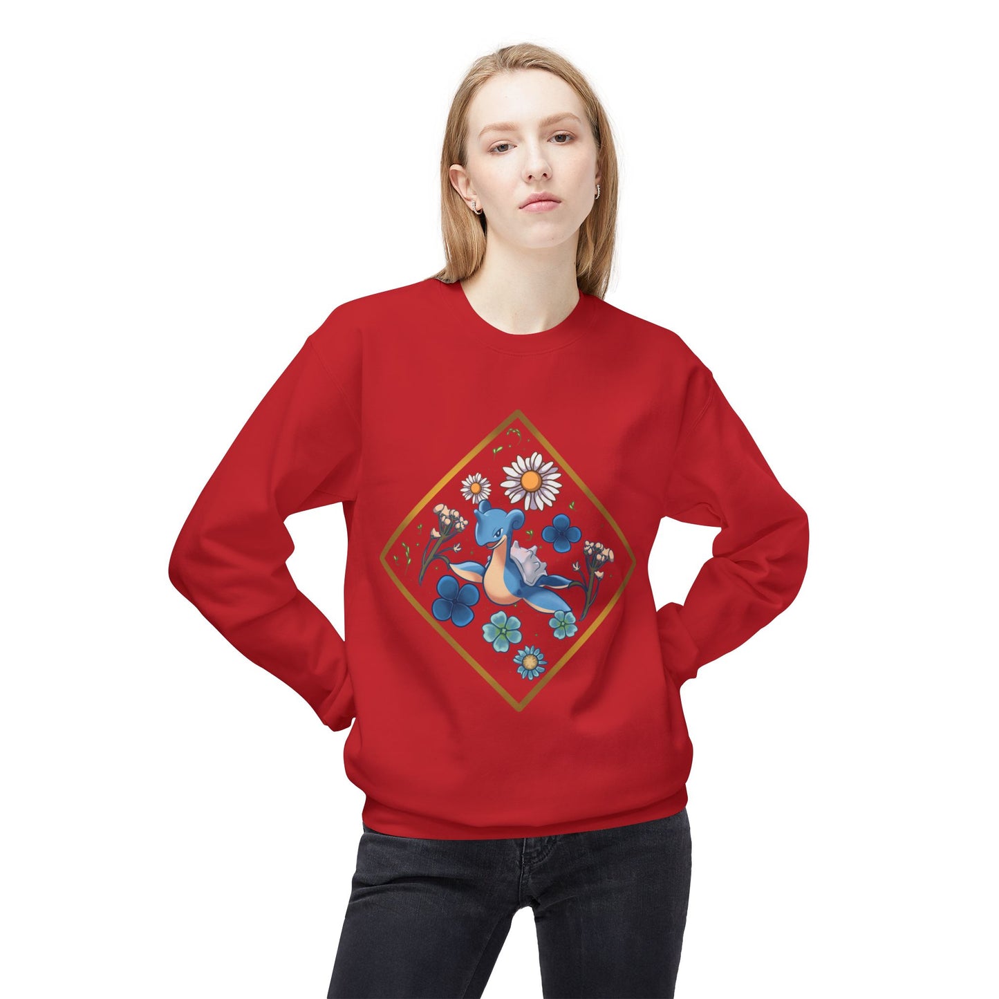 Plesiosaurs Unisex  Softstyle Fleece Crewneck Sweatshirt