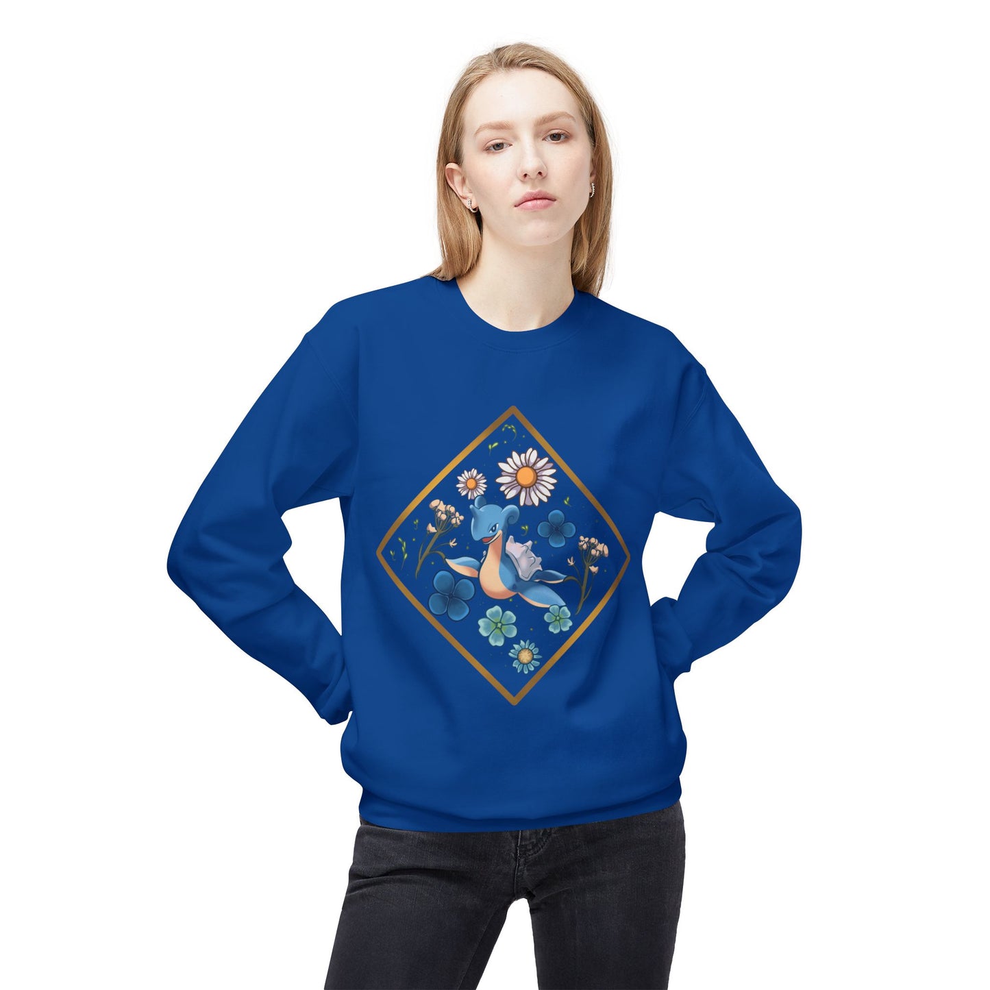Plesiosaurs Unisex  Softstyle Fleece Crewneck Sweatshirt