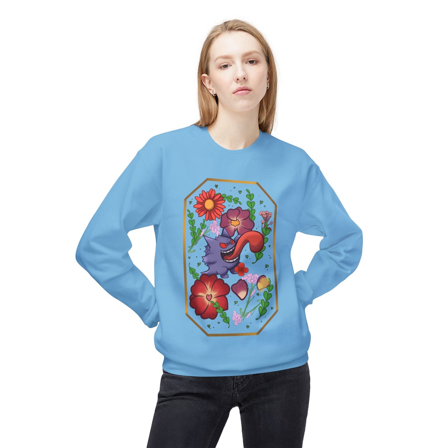 Ghost Midweight Softstyle Fleece Crewneck Sweatshirt