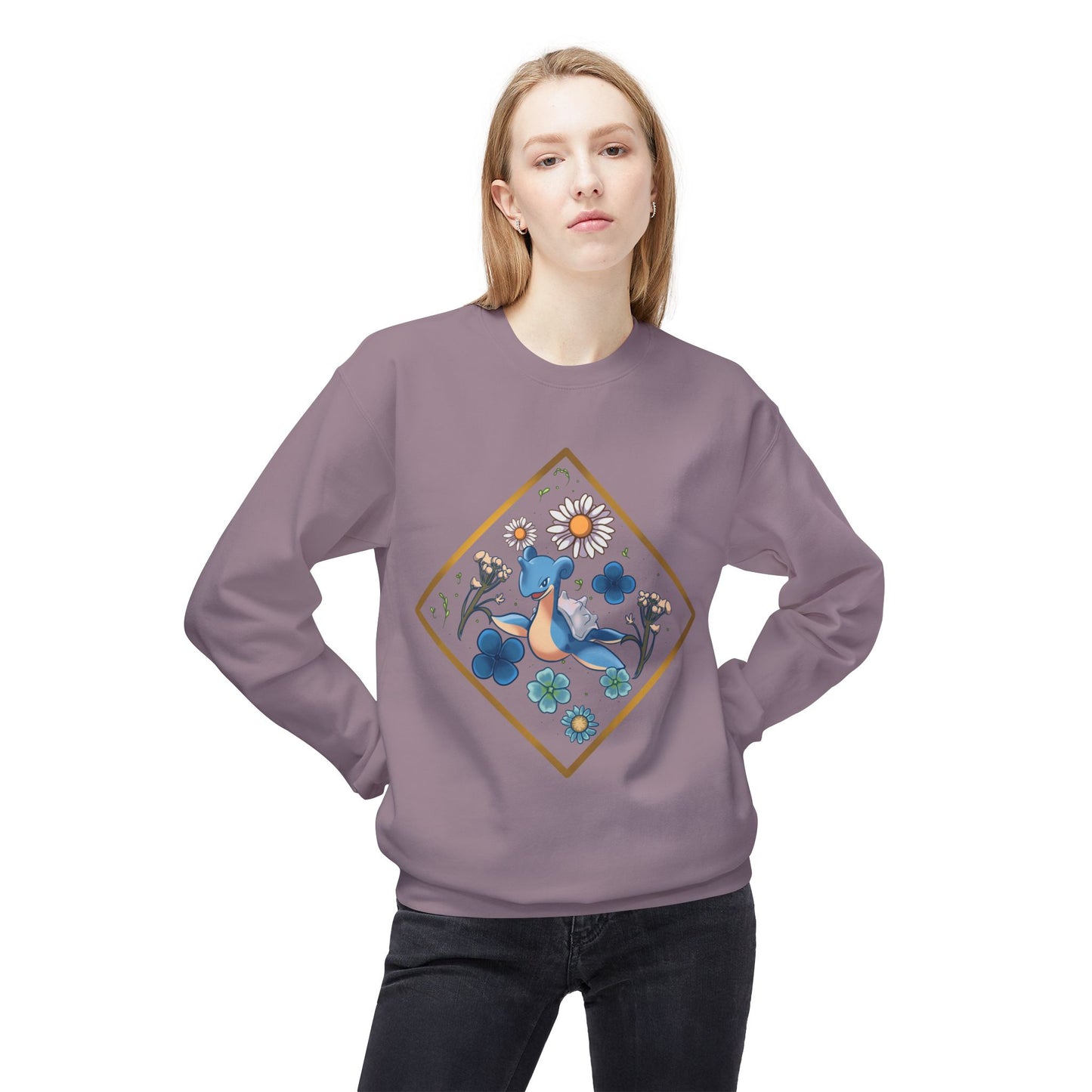 Plesiosaurs Unisex  Softstyle Fleece Crewneck Sweatshirt