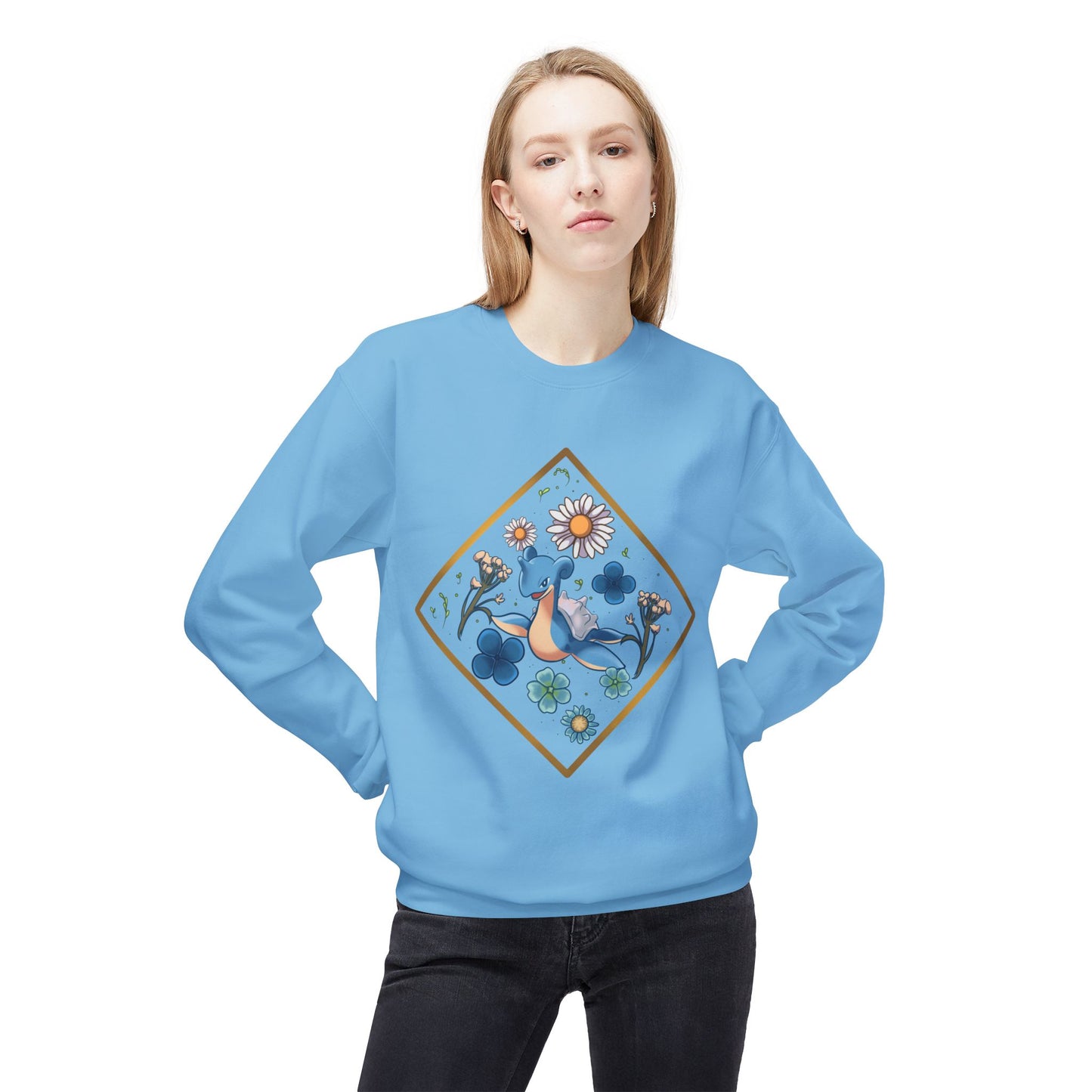 Plesiosaurs Unisex  Softstyle Fleece Crewneck Sweatshirt