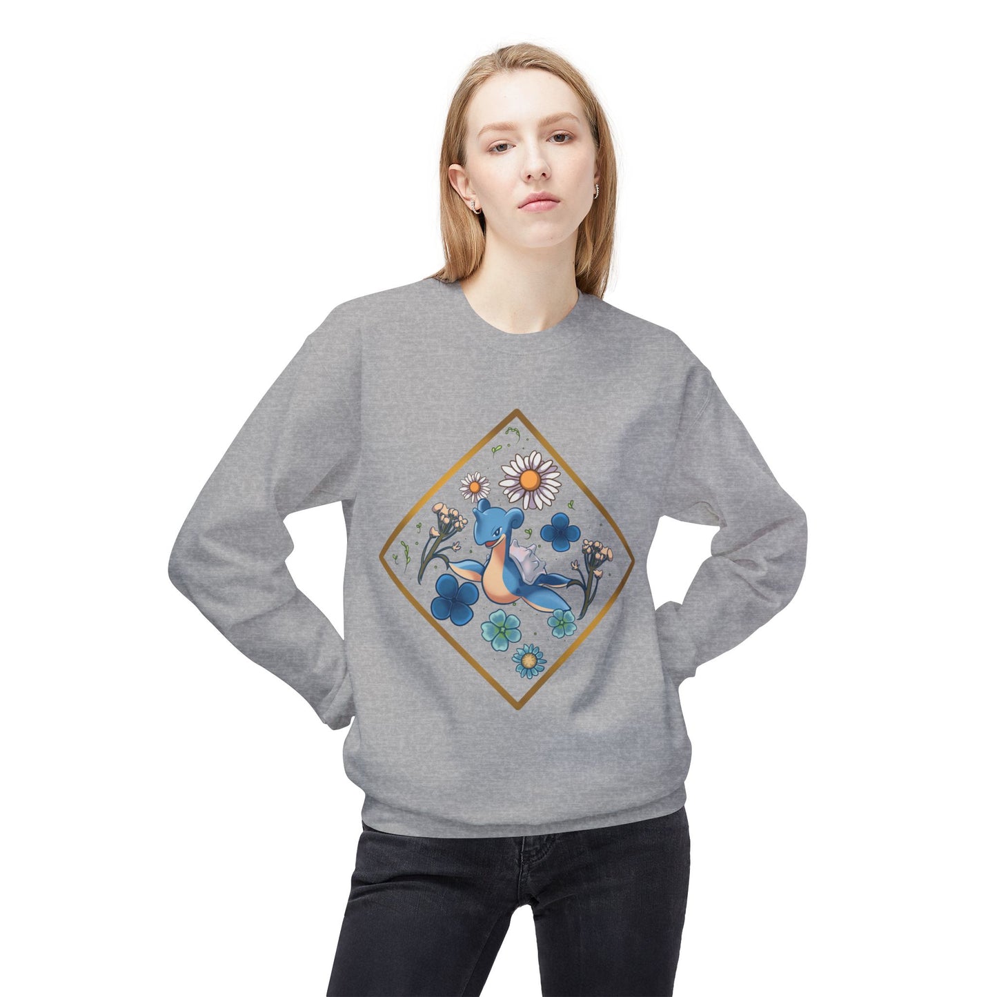 Plesiosaurs Unisex  Softstyle Fleece Crewneck Sweatshirt