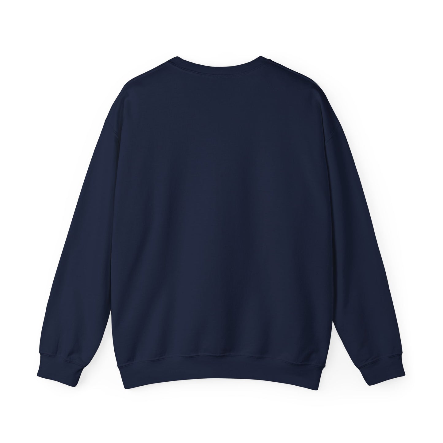 Floral Blue Bird Crewneck Sweatshirt — Whimsical Botanical Graphic