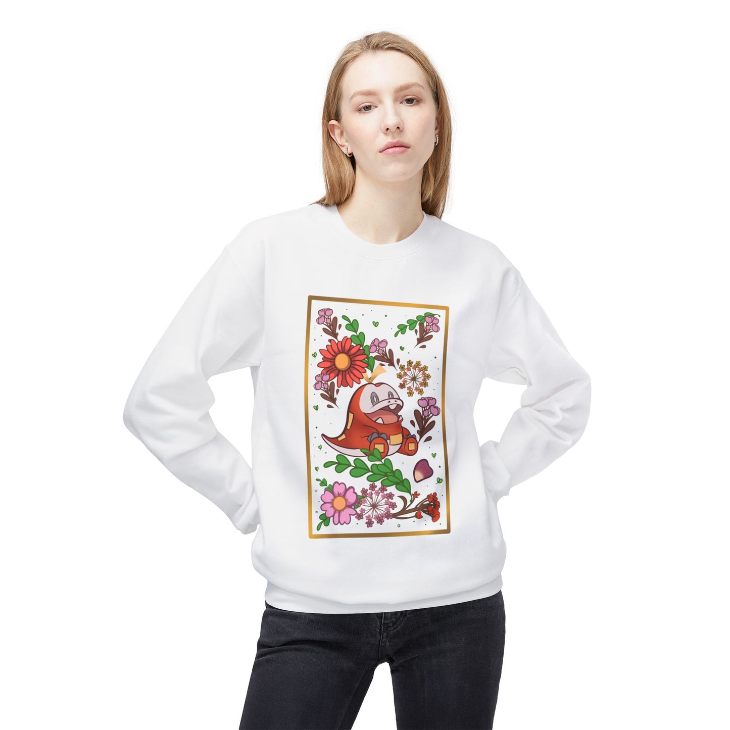 Crocodile Unisex Midweight Softstyle Fleece Crewneck Sweatshirt