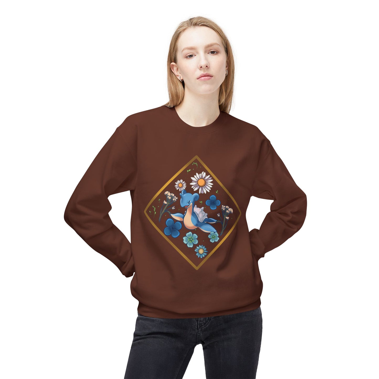 Plesiosaurs Unisex  Softstyle Fleece Crewneck Sweatshirt
