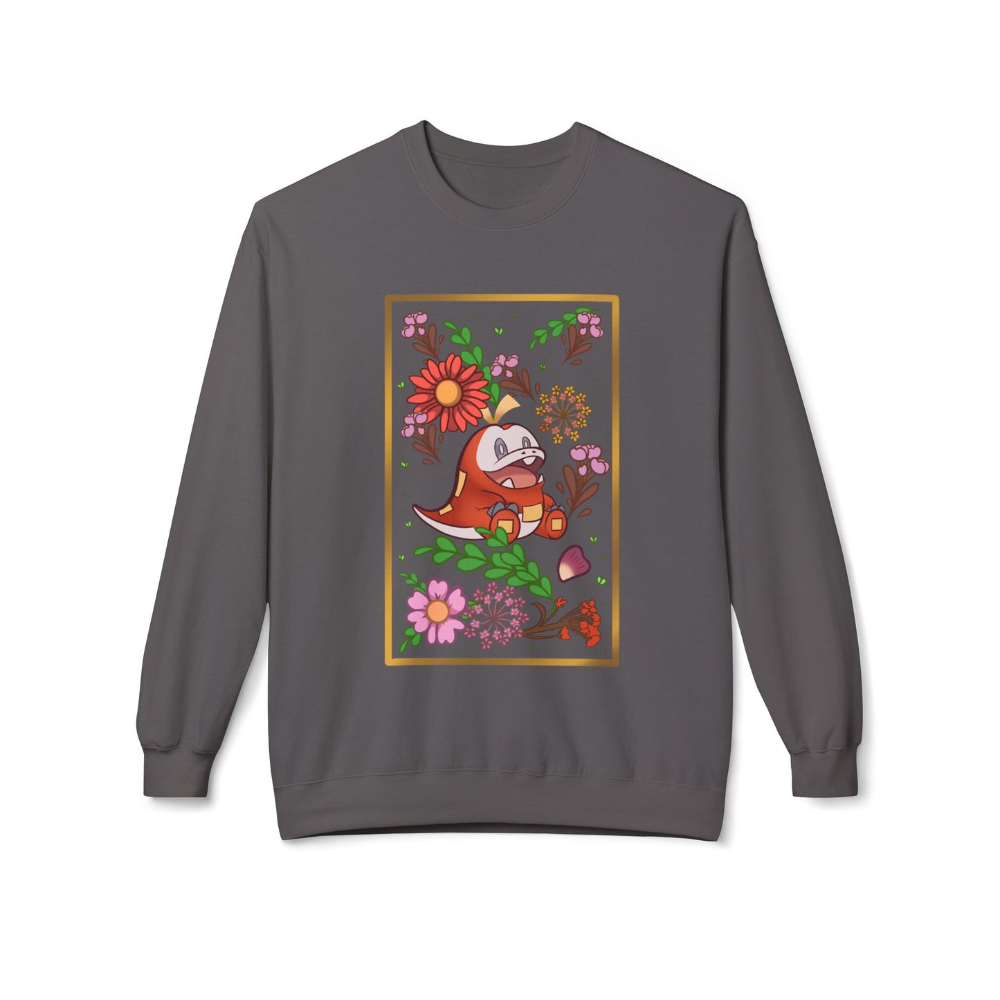 Crocodile Unisex Midweight Softstyle Fleece Crewneck Sweatshirt