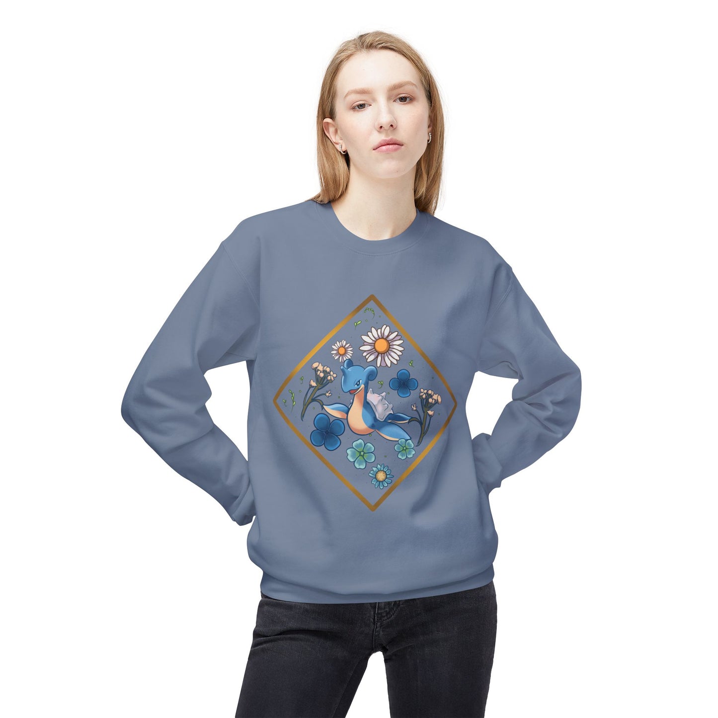Plesiosaurs Unisex  Softstyle Fleece Crewneck Sweatshirt