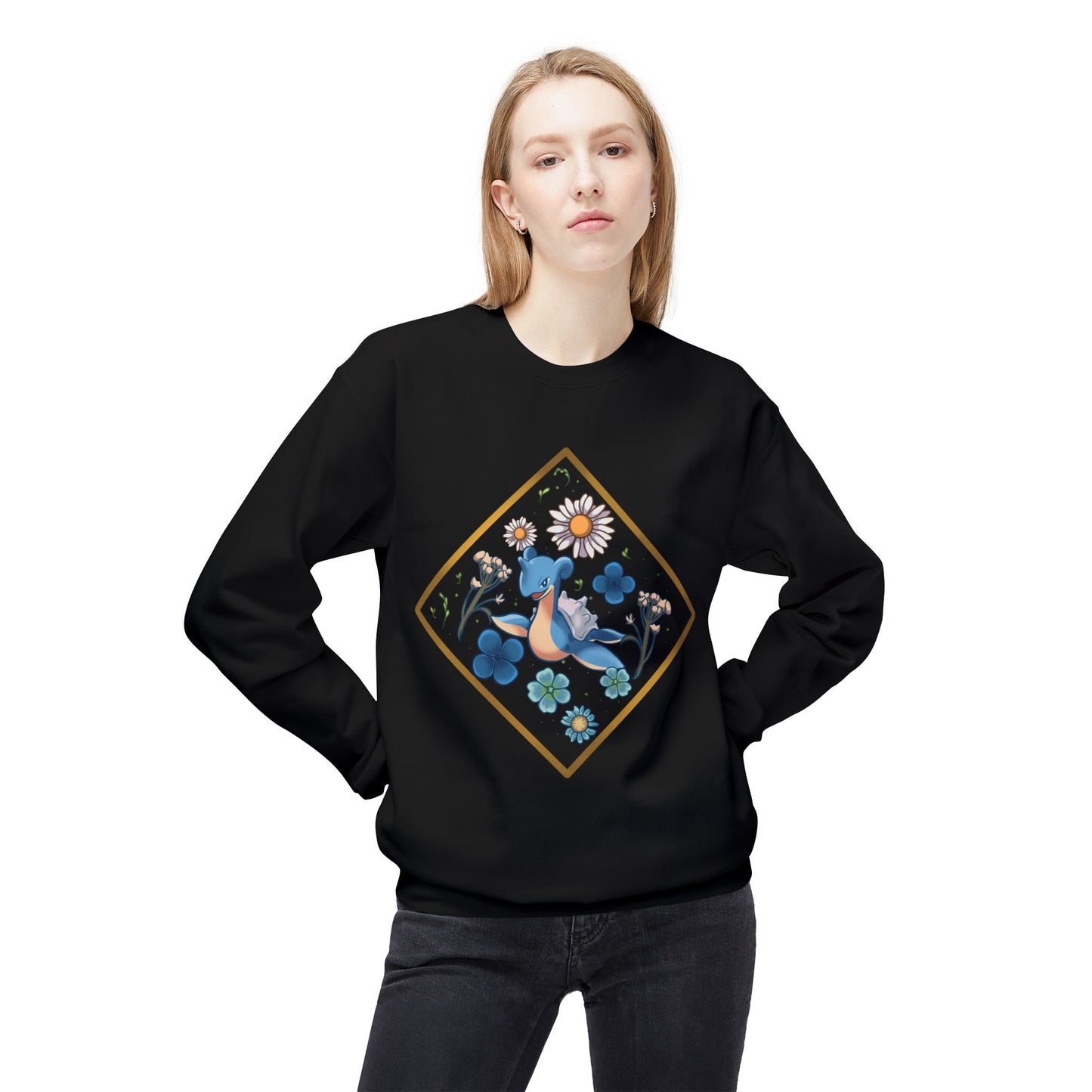 Plesiosaurs Unisex  Softstyle Fleece Crewneck Sweatshirt