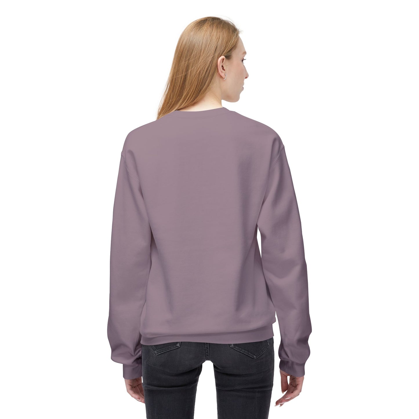 Pressed Flower Fox Unisex Softstyle Fleece Crewneck Sweatshirt