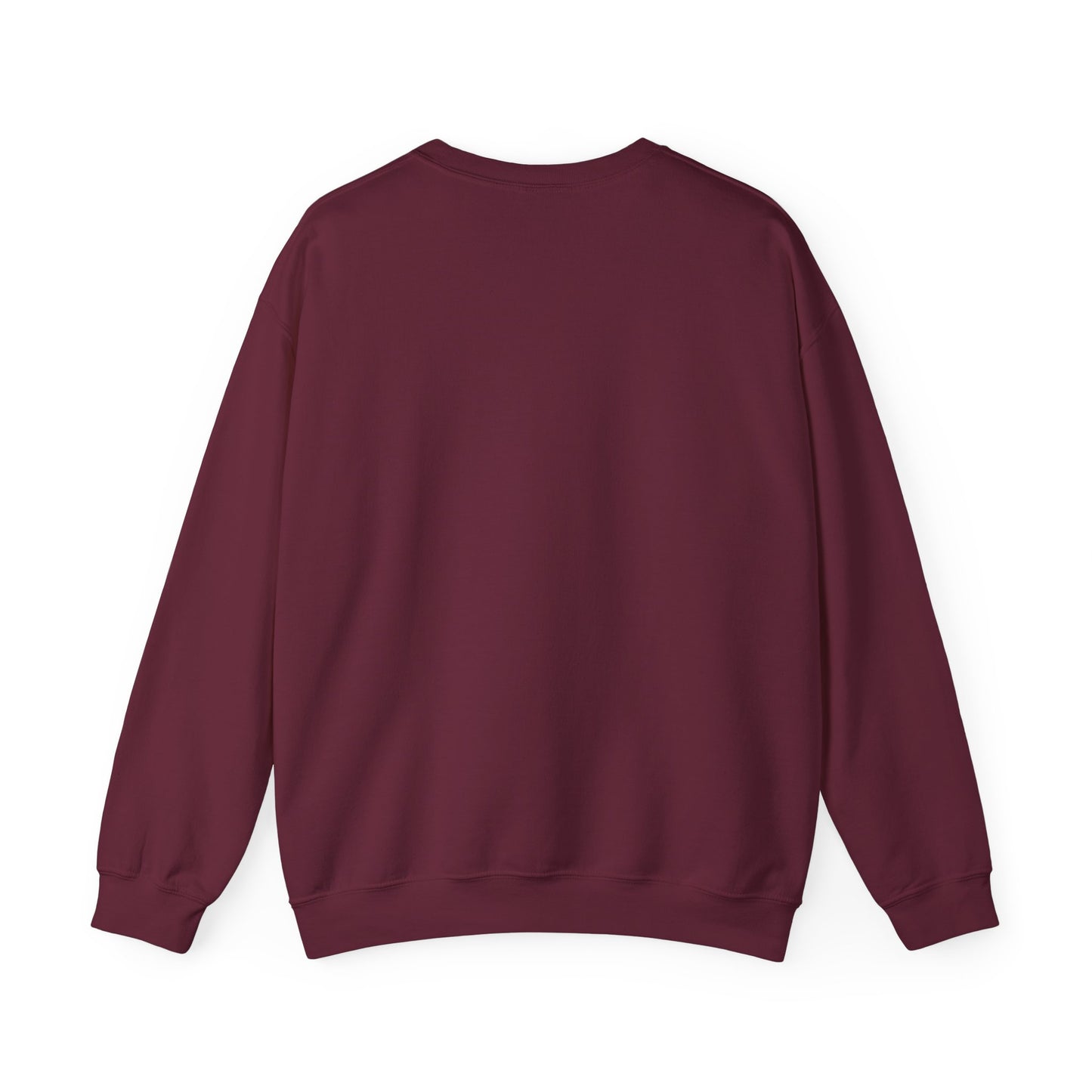 Floral Blue Bird Crewneck Sweatshirt — Whimsical Botanical Graphic