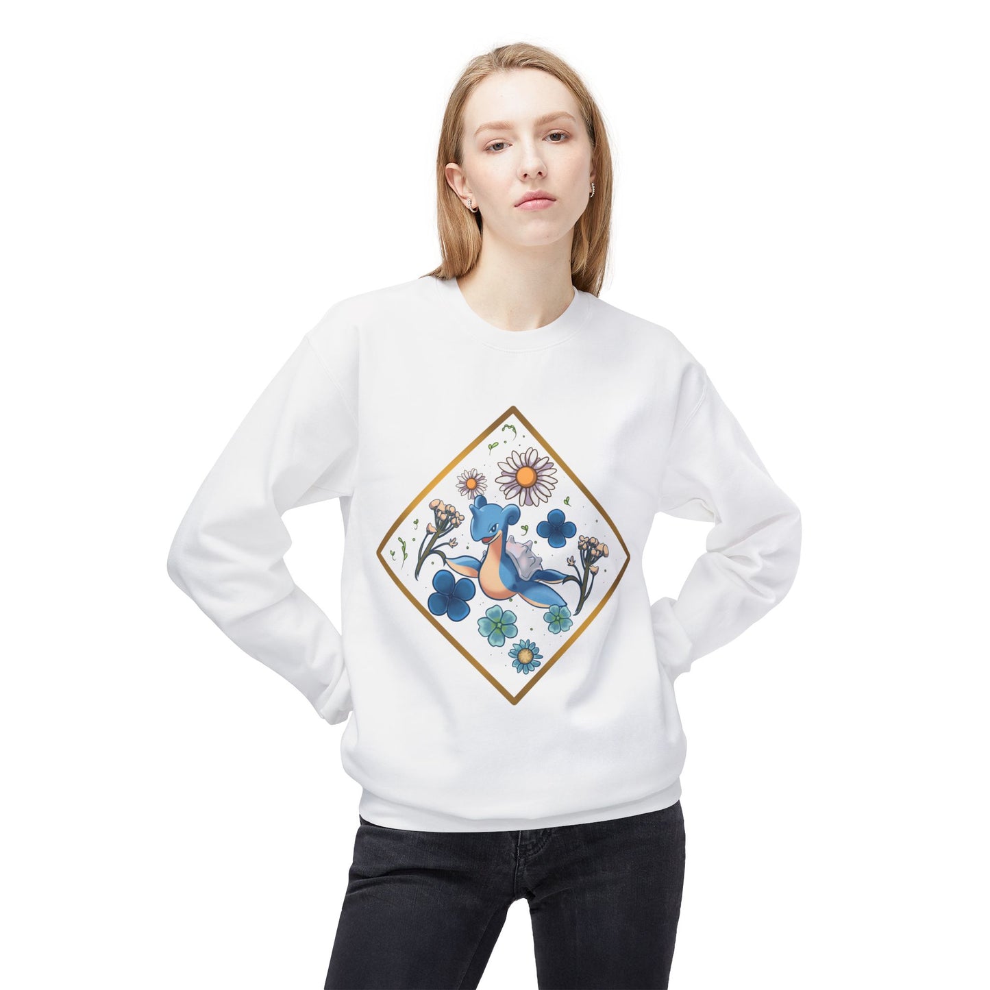 Plesiosaurs Unisex  Softstyle Fleece Crewneck Sweatshirt